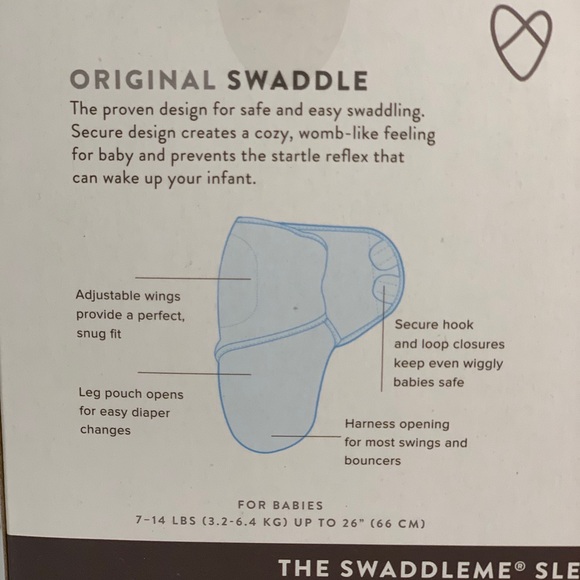 Summer Infant Swaddle Me 3-Pack Blanket 0-3 Months - Picture 4 of 8